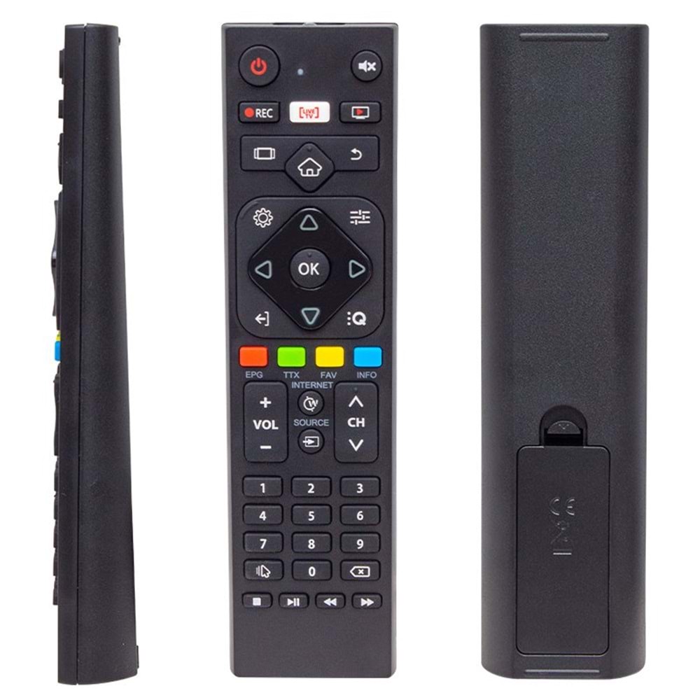 EUROBOX OTV0187-B SUNNY AXEN Hİ-LEVEL LİVE TV TUŞLU KUMANDA
