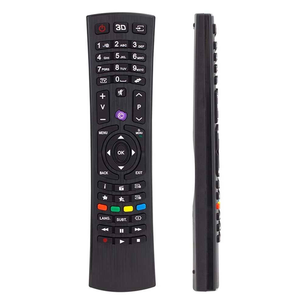 EUROBOX OTV1119 VESTEL BÜYÜK KALIP MOR TUŞLU LCD TV KUMANDA