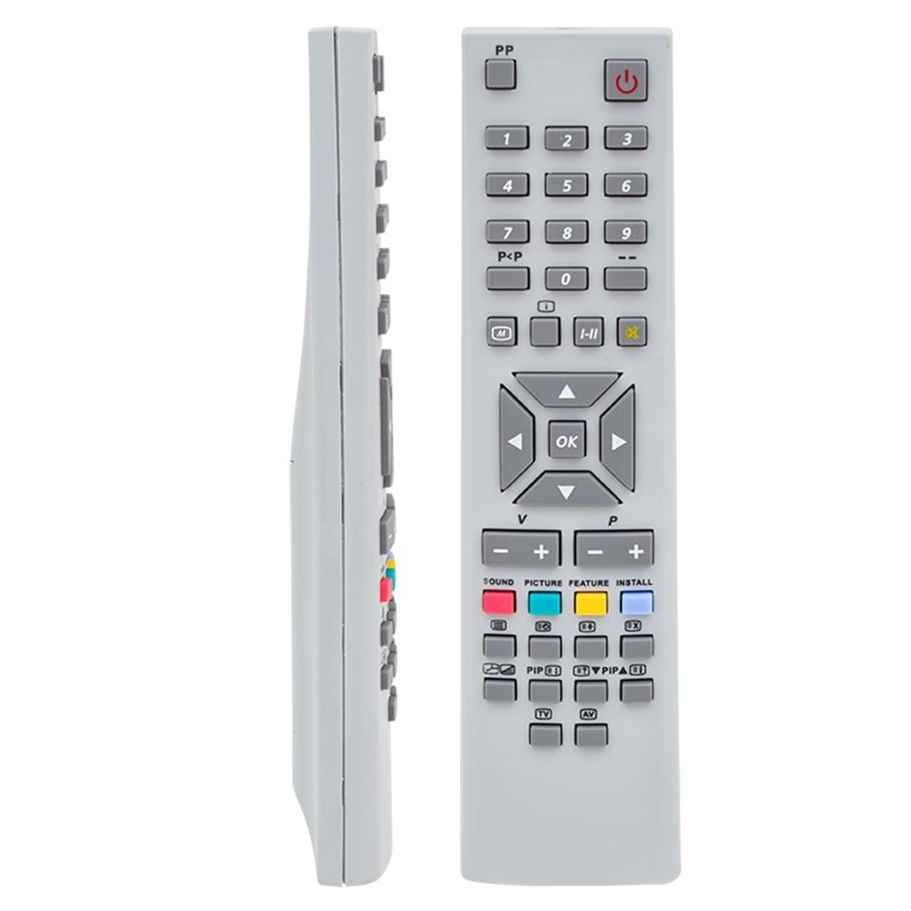 EUROBOX OTV2440 VESTEL 2440 100 HZ GÜMÜŞ TV KUMANDA