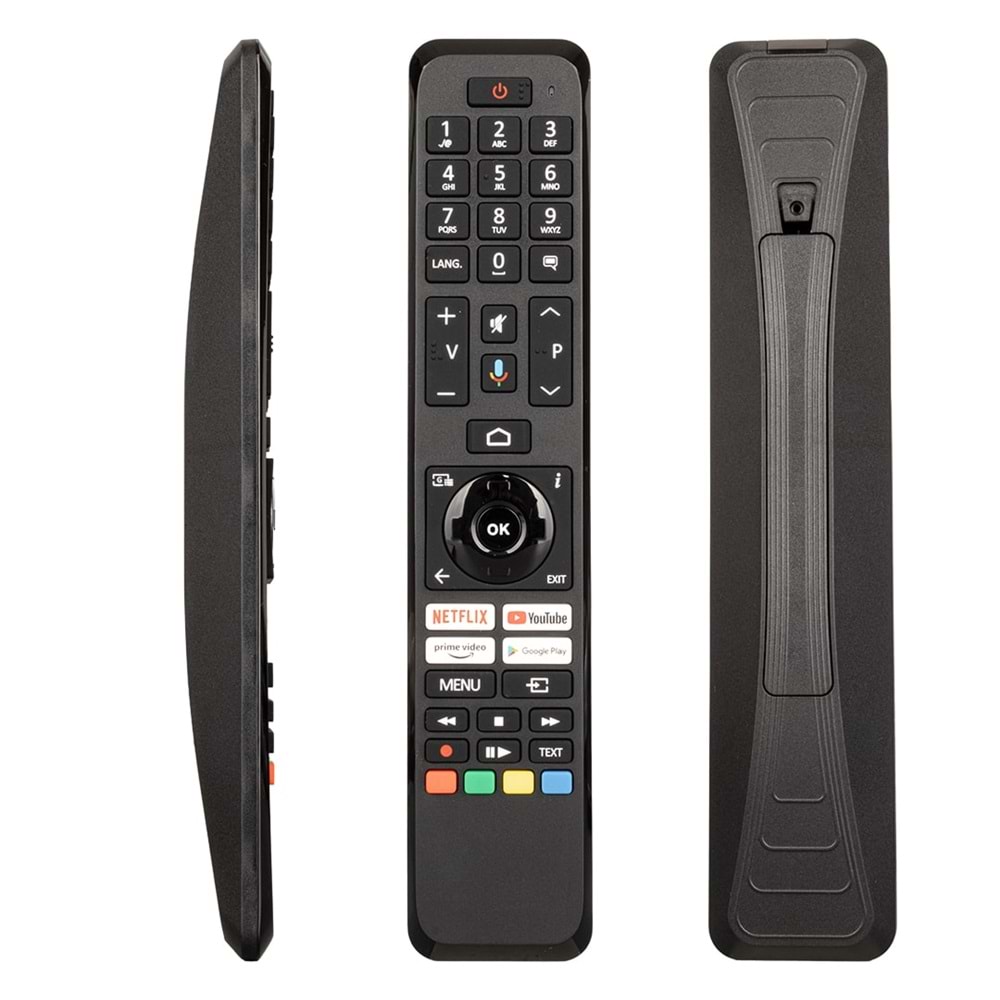 EUROBOX OTV4609 TOSHIBA NETFLİX-YOUTUBE-PRİME VİDEO-GOOGLE PLAY-PLAY TUŞLU LCD TV KUMANDA