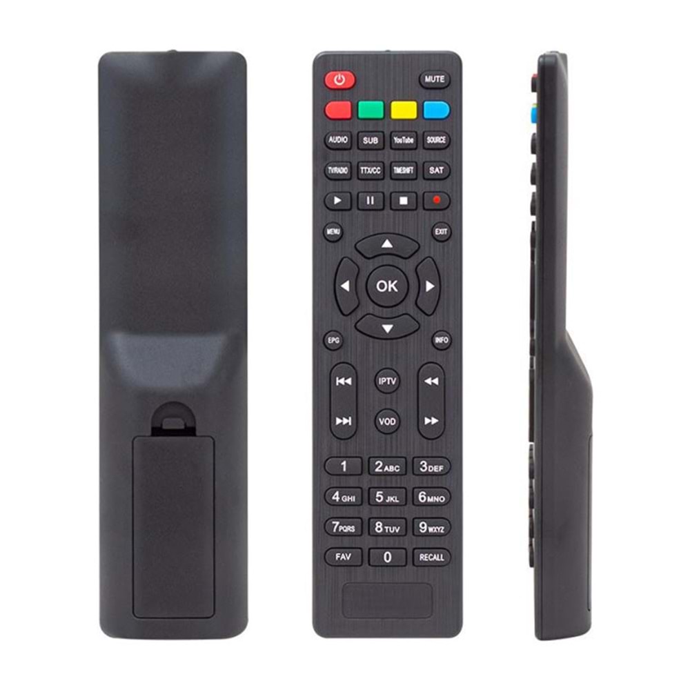 EUROBOX OUK6262 WELLBOX HD IP TV-VOD TUŞLU UYDU KUMANDA