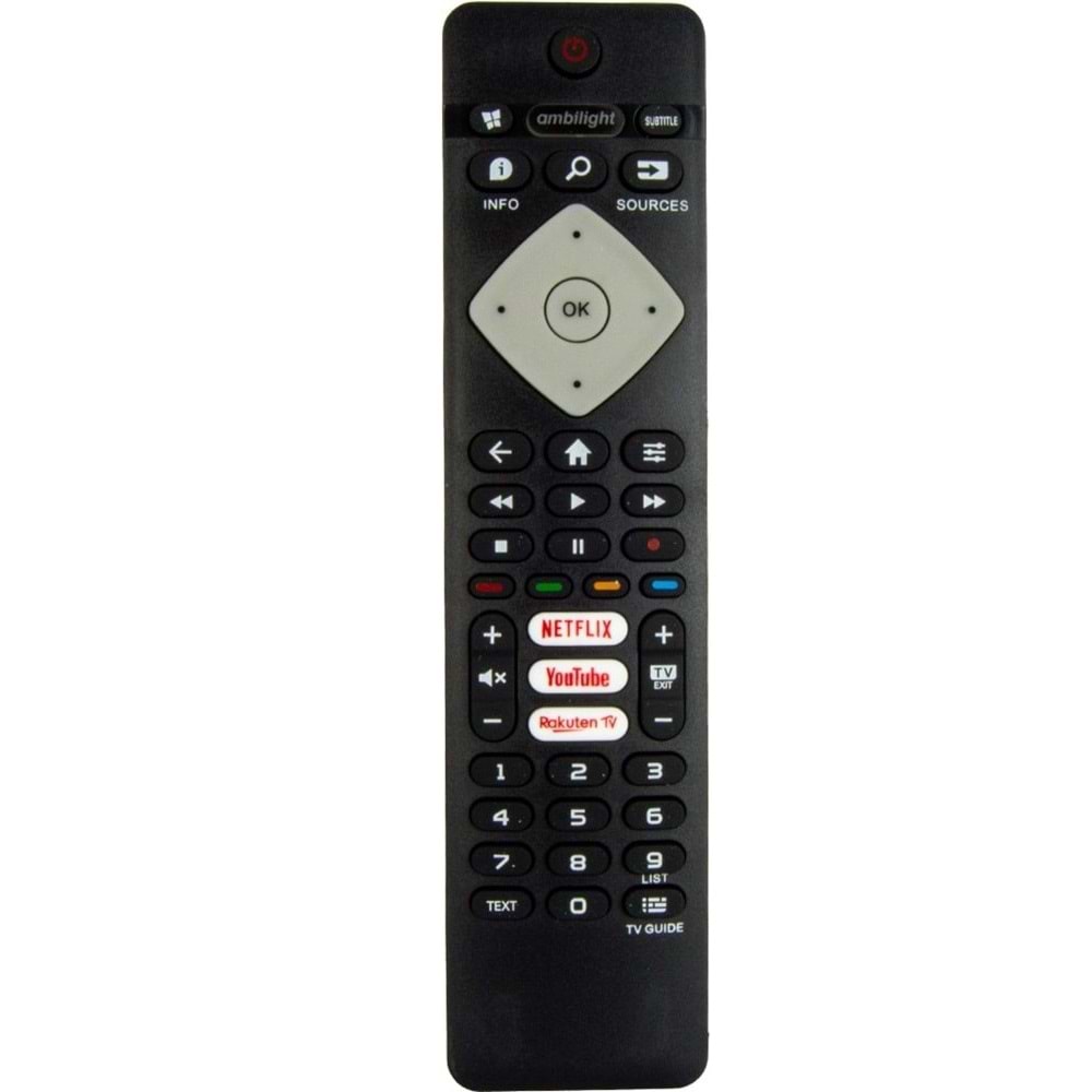 EUROBOX OTV9867 PHILIPS NETFLİX-YOUTUBE-RAKUTEN TUŞLU LCD TV KUMANDA