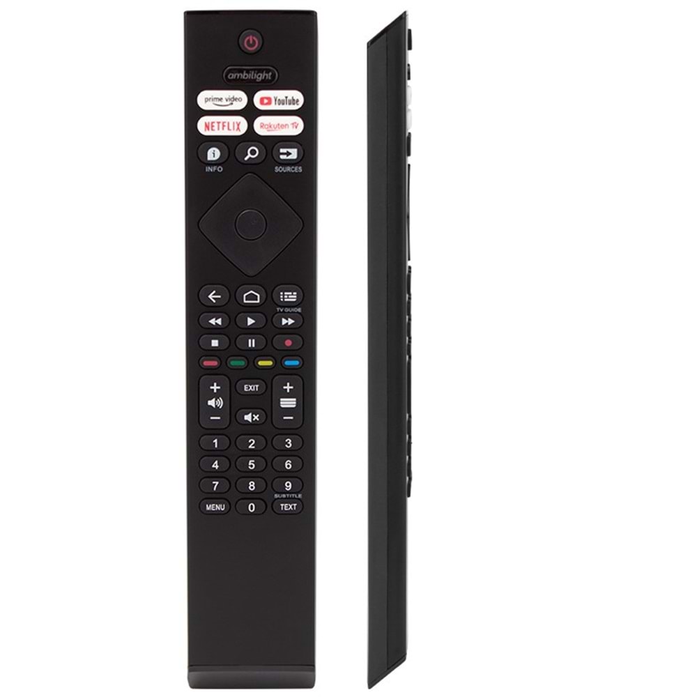 EUROBOX OTV9868 PHILIPS NETFLİX RAKUTEN YOUTUBE RAKUTEN TUŞLU LCD TV KUMANDA
