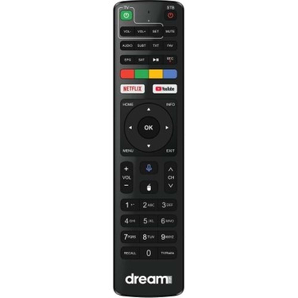 ORJ-0036 DREAMSTAR A5 ANDROID AİR MOUSE-SESLİ KOMUT ORJİNAL KUMANDA