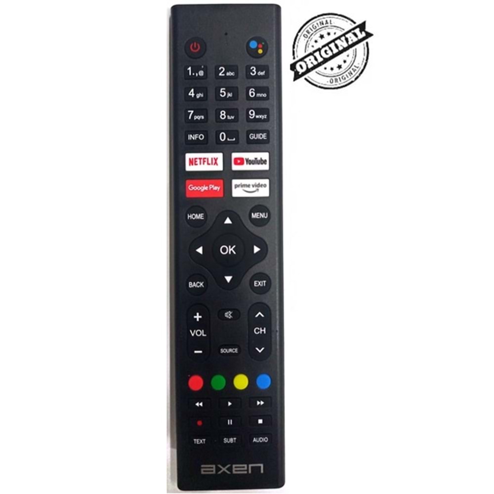 ORJ-0104-B SUNNY SES KOMUTLU NETFLİX-YOUTUBE GOOGLE PLAY PRİME VİDEO TUŞLU ORJİNAL ANDROID KUMANDA