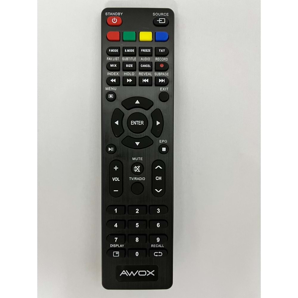 ORJ-0196 YUMATU-AWOX ORJİNAL KUMANDA KISA KALIP LCD TV KUMANDA