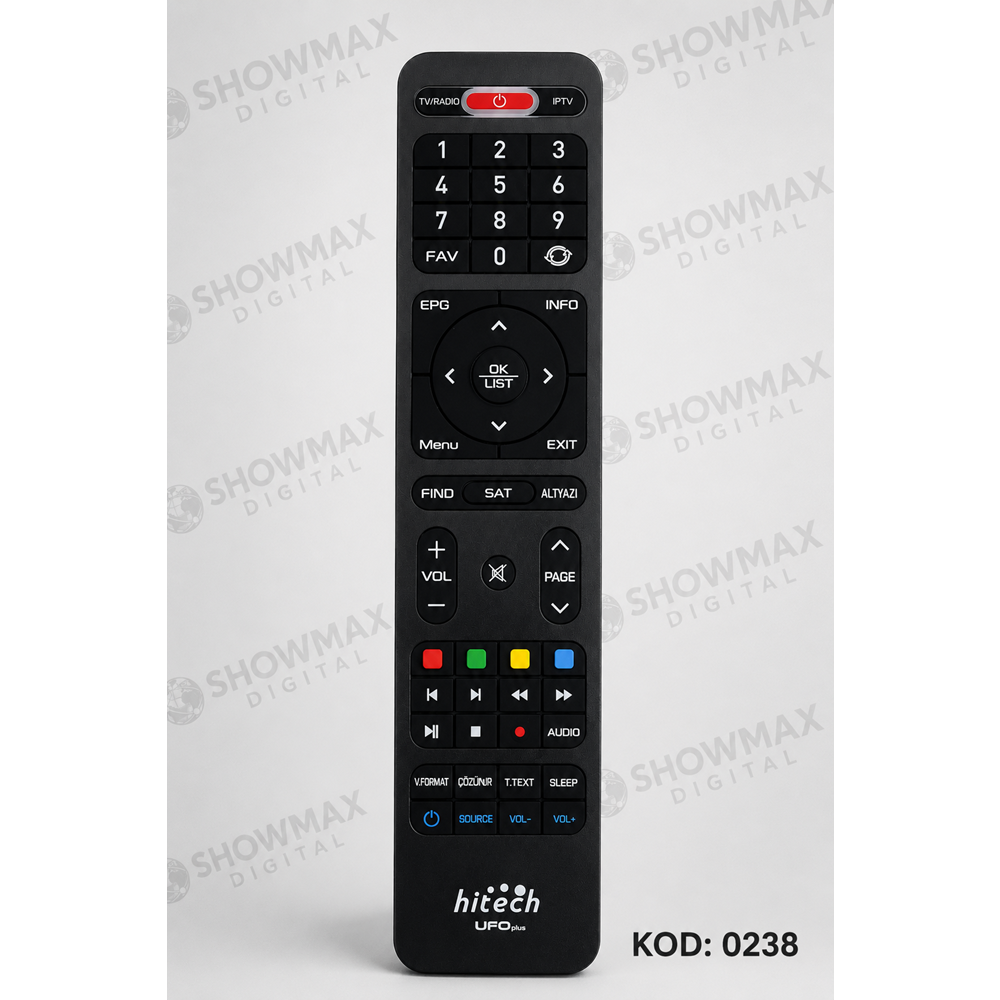 ORJ-0238 Hİ-TECH UFO IPTV ORJİNAL LOGOLU KUMANDA