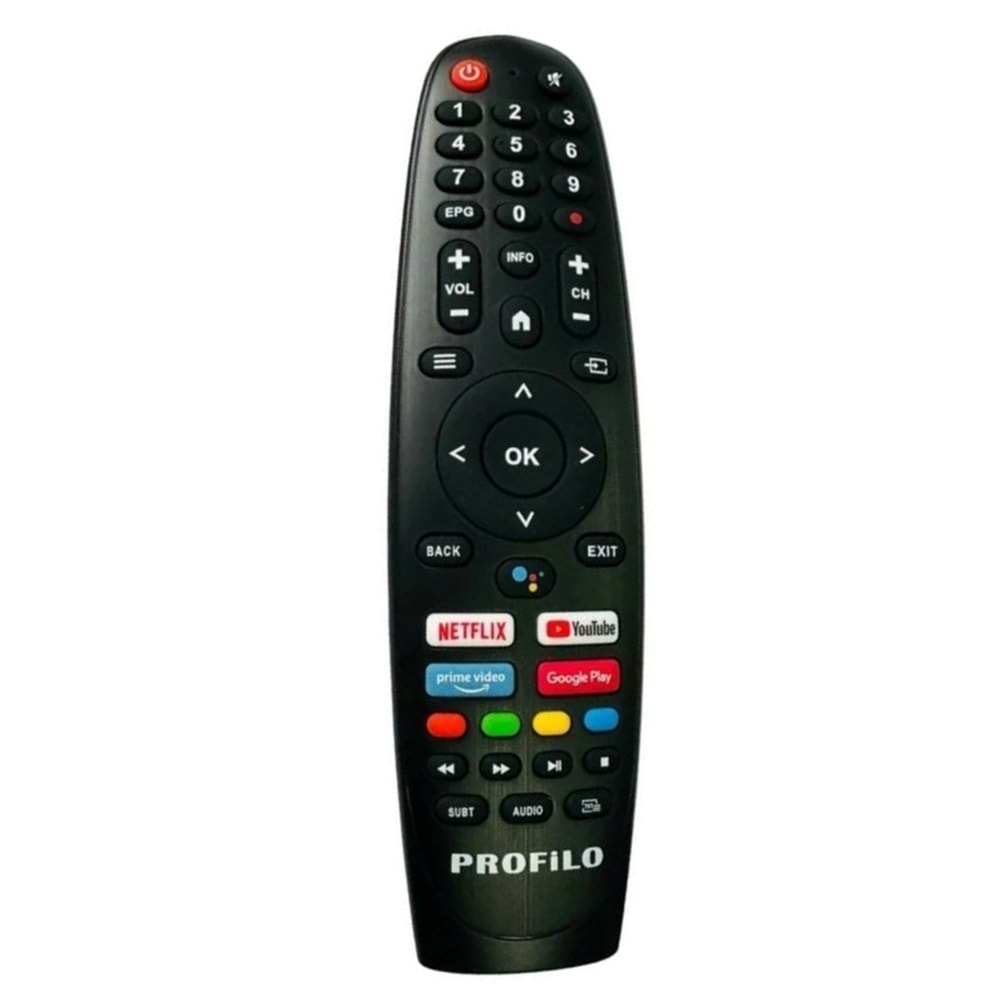 ORJ-0400-PRO PROFİLO LOGOLU TV KUMANDA (SES KOMUT YOK)