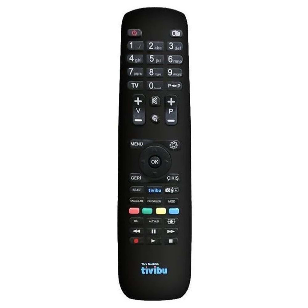 ORJ-0764 TİVİBU HD ORJINAL LOGOLU UYDU KUMANDASI
