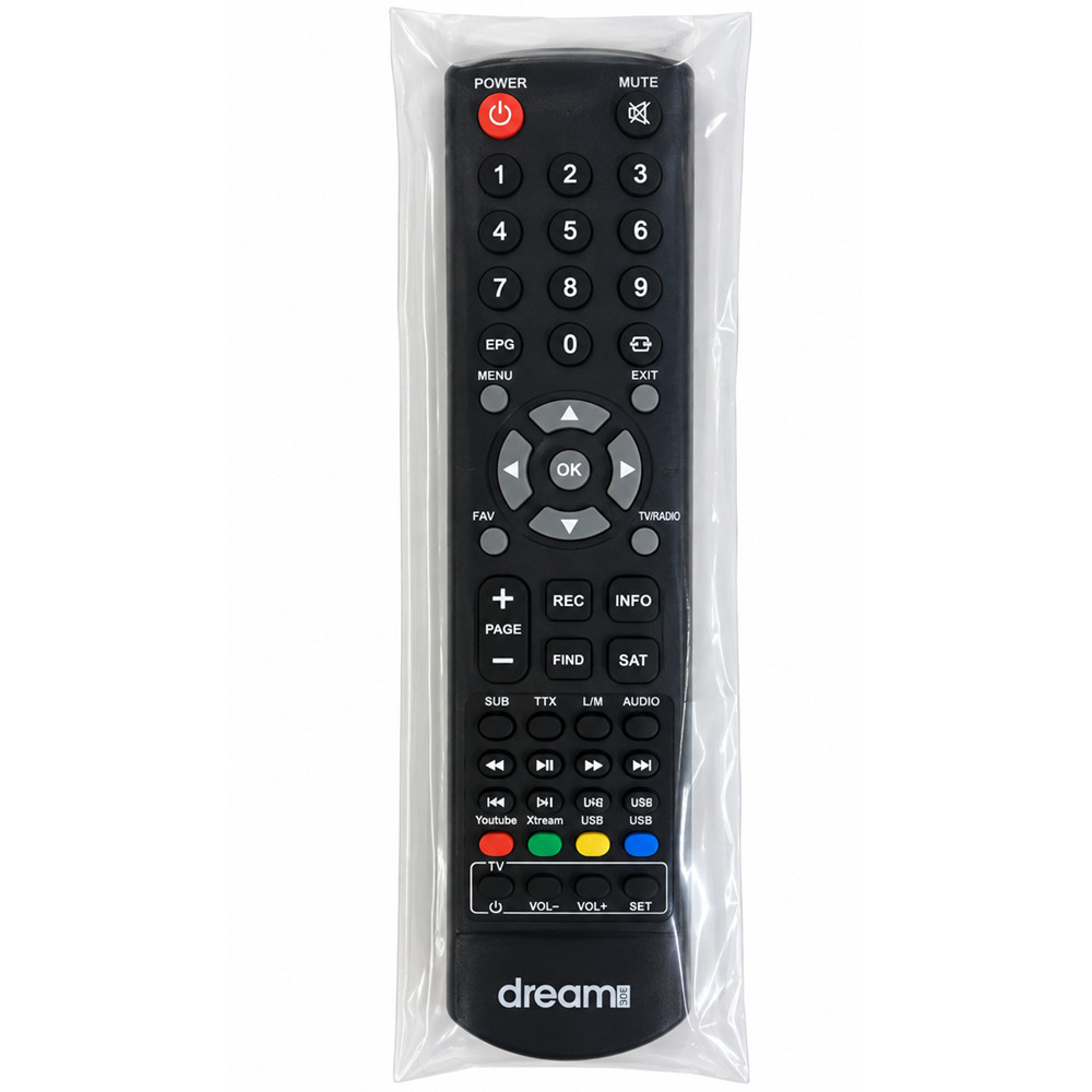 ORJ-1600-B DREAMSTAR MİNİ HD-AMSTRAD LEON ORJİNAL LOGOLU KUMANDA