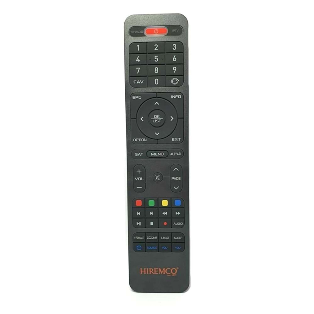 ORJ-3434B HİREMCO IPTV + AKILLI UNIVERSAL TV ORJİNAL LOGOLU KUMANDA