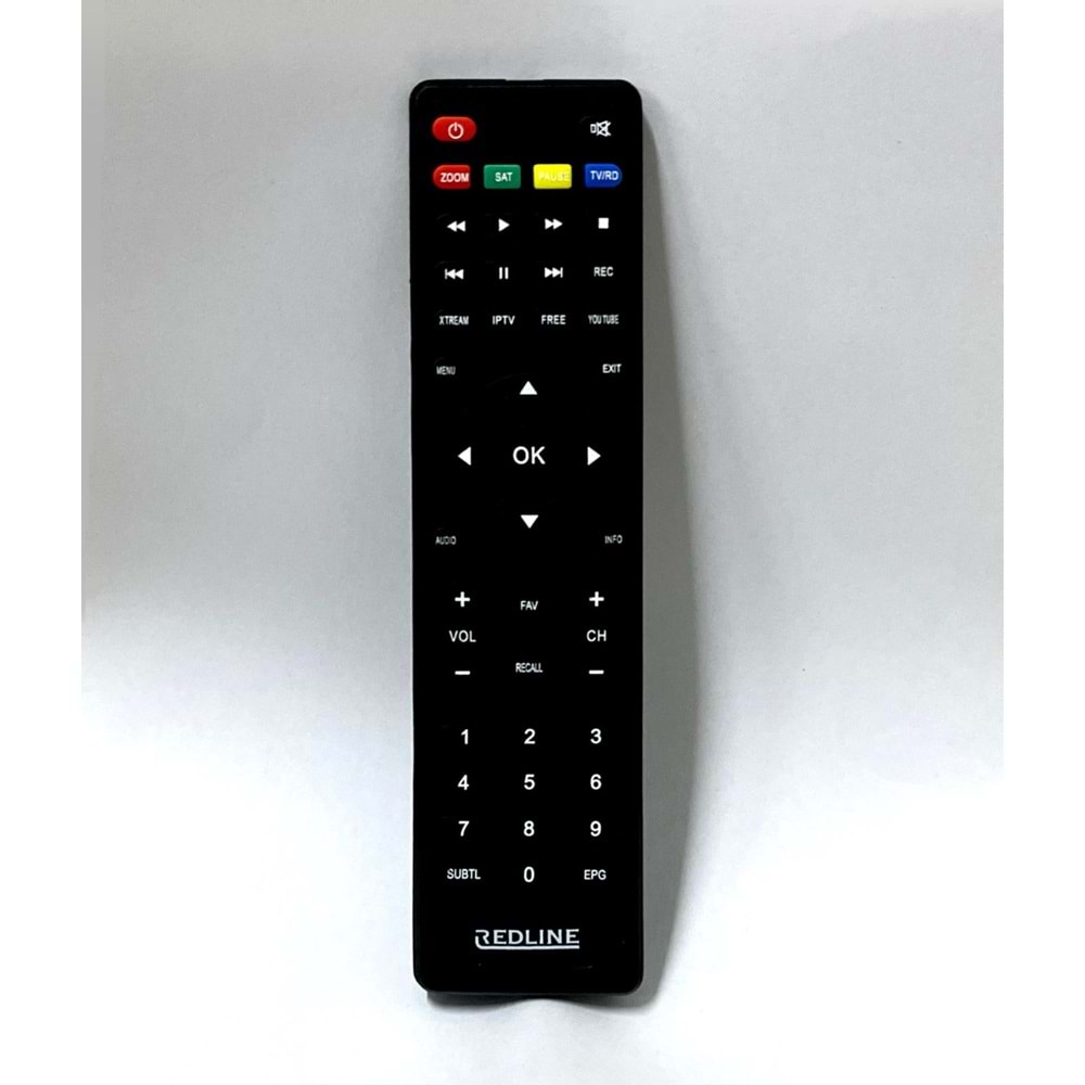 ORJ-EU-0220C REDLİNE HD YOUTUBE IPTV XTREAM TUŞLU ORJİNAL LOGOLU KUMANDA
