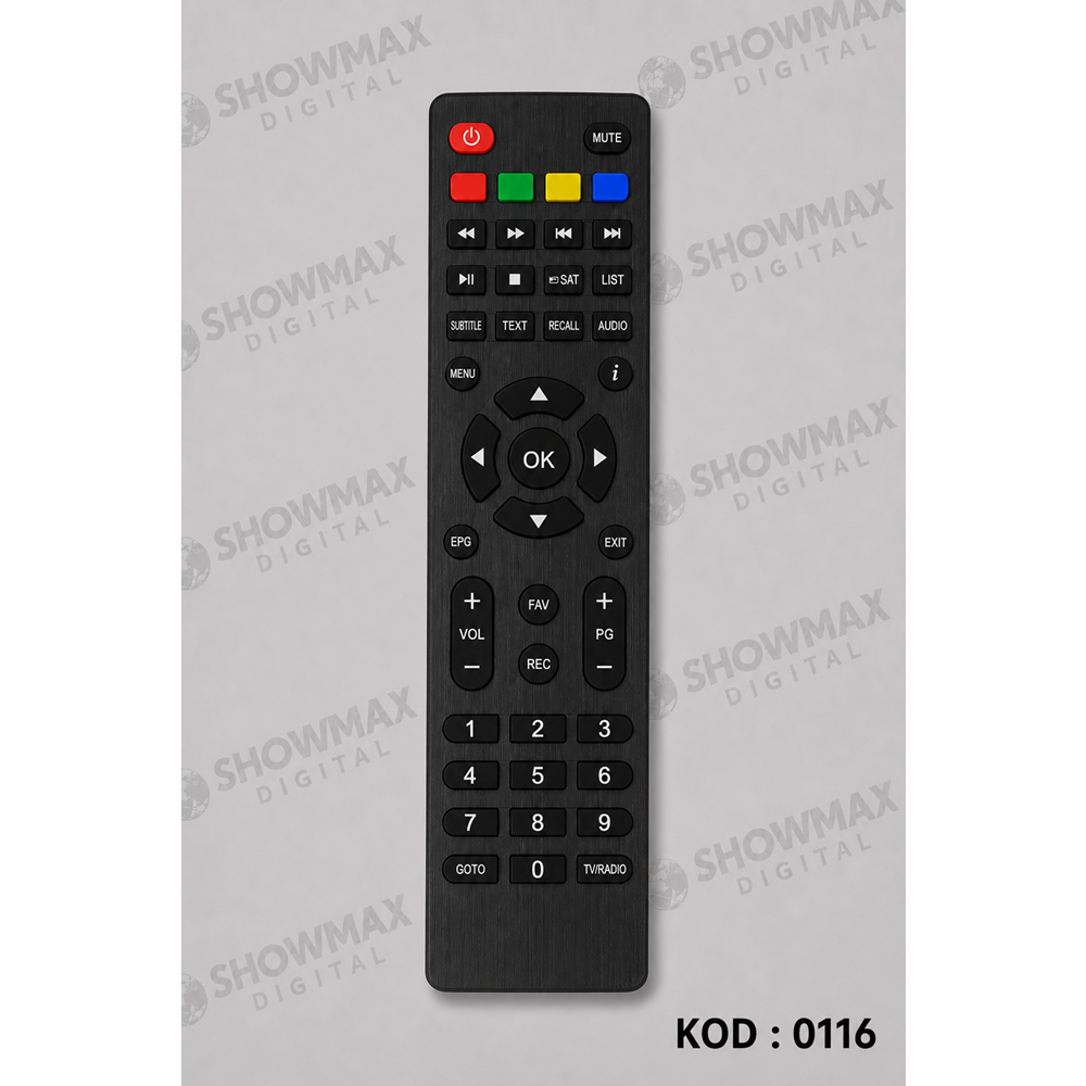 SHOWMAX SH0116 AMSTRAD FOBEM SHOWMAX PARTNER MİNİ HD KUMANDA