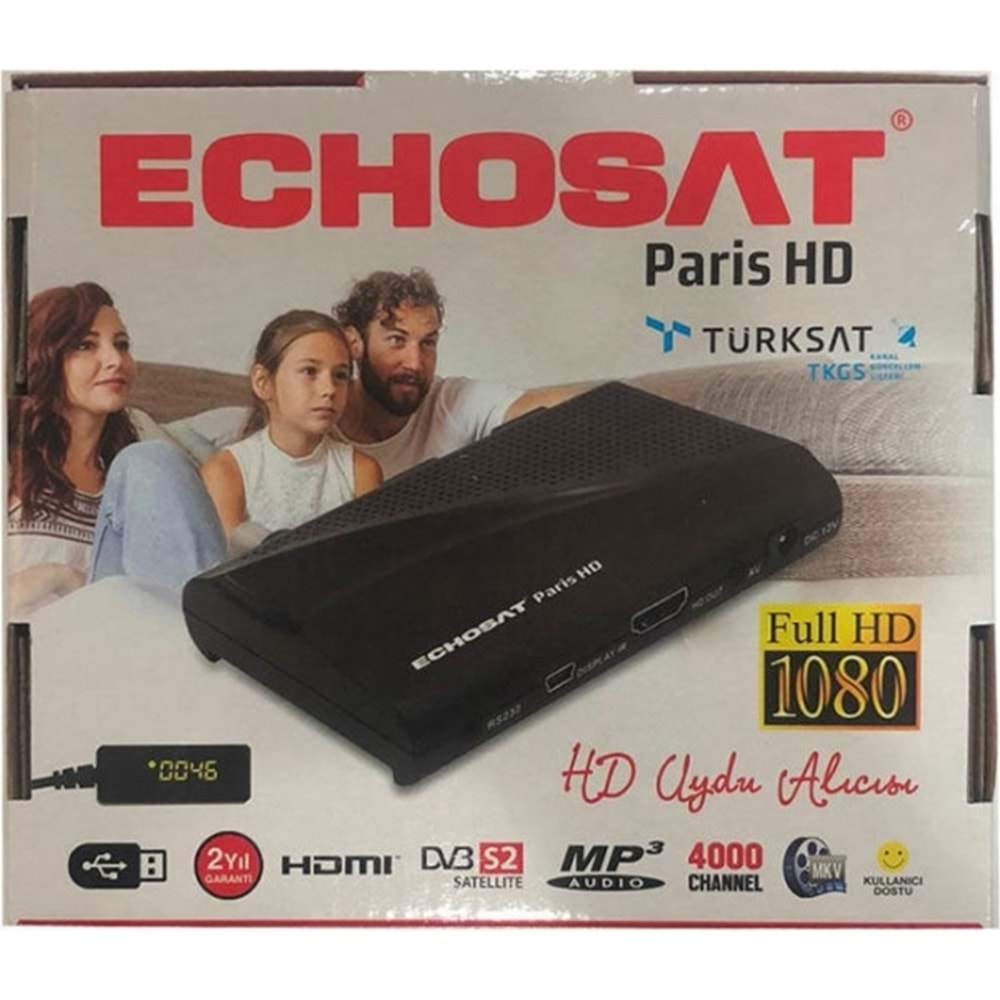 ECHOSAT PARİS HD MİNİ UYDU ALICISI