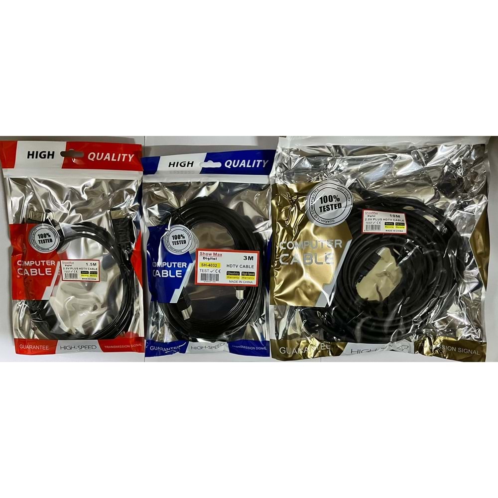 SHOWMAX SH-4036 HDMI KABLO 20 METRE PVC POŞETLİ