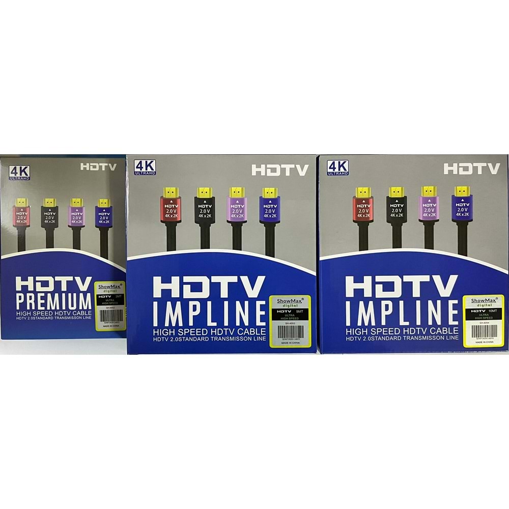 SHOWMAX SH-4051 1.5 METRE HDMI KABLO 4K KUTULU