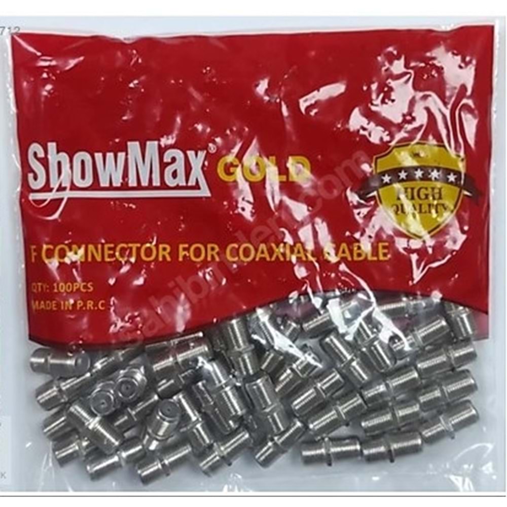 SHOWMAX SH-4301 GOLD F ARA KONNEKTÖR 100LÜ PAKET
