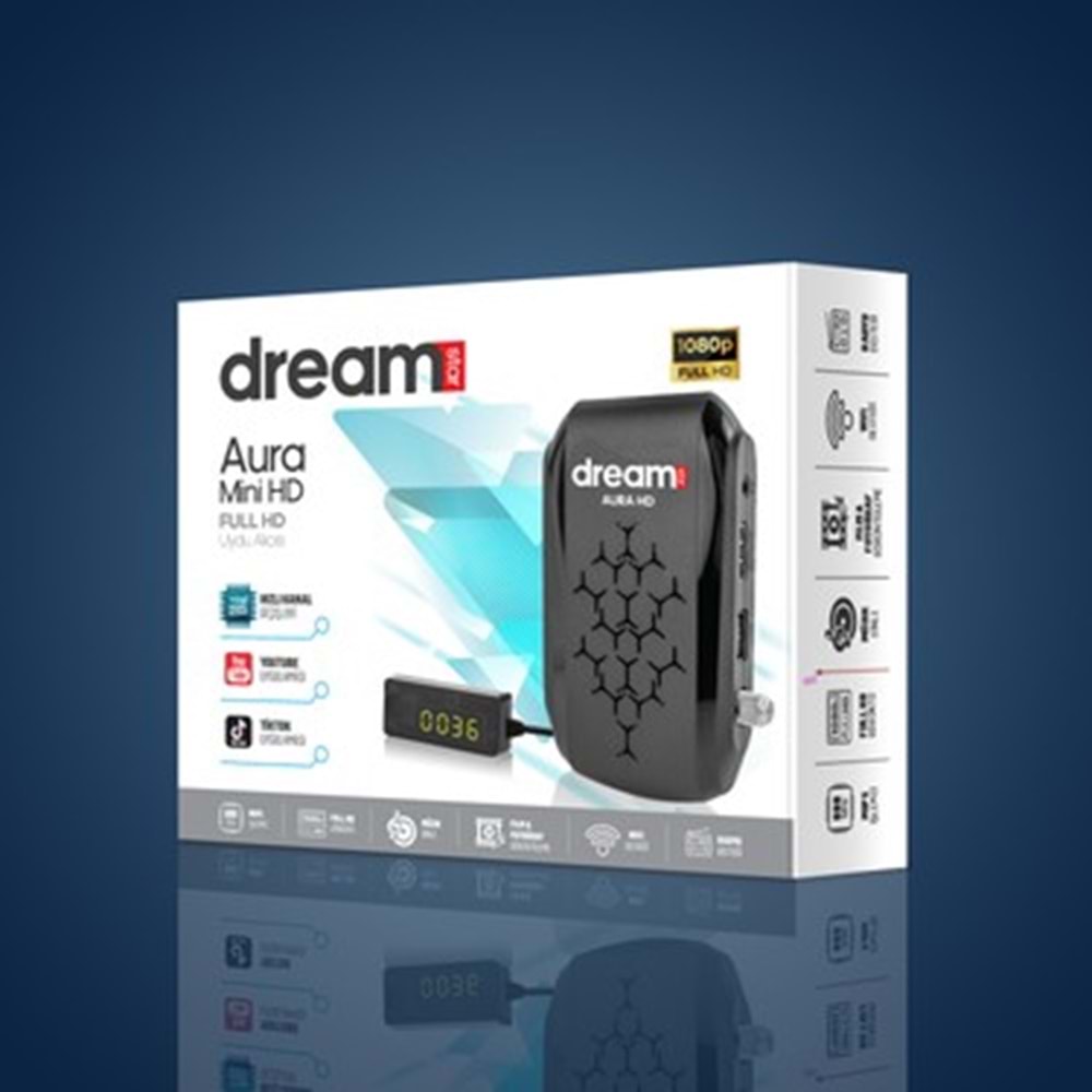 DREAMSTAR AURA FULL HD MİNİ UYDU ALICISI