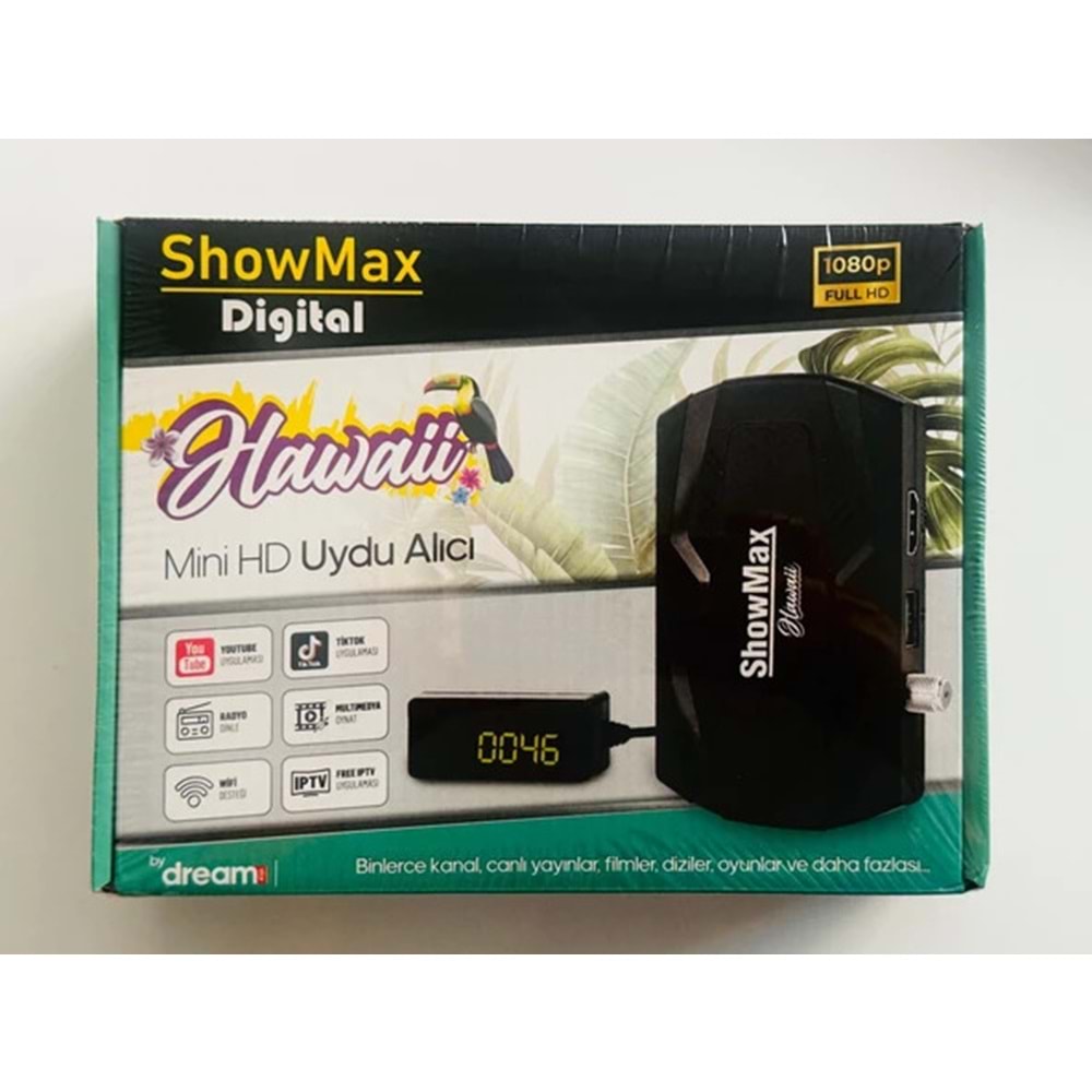 SHOWMAX SH-4516 HAWAİİ FULL HD UYDU ALICISI
