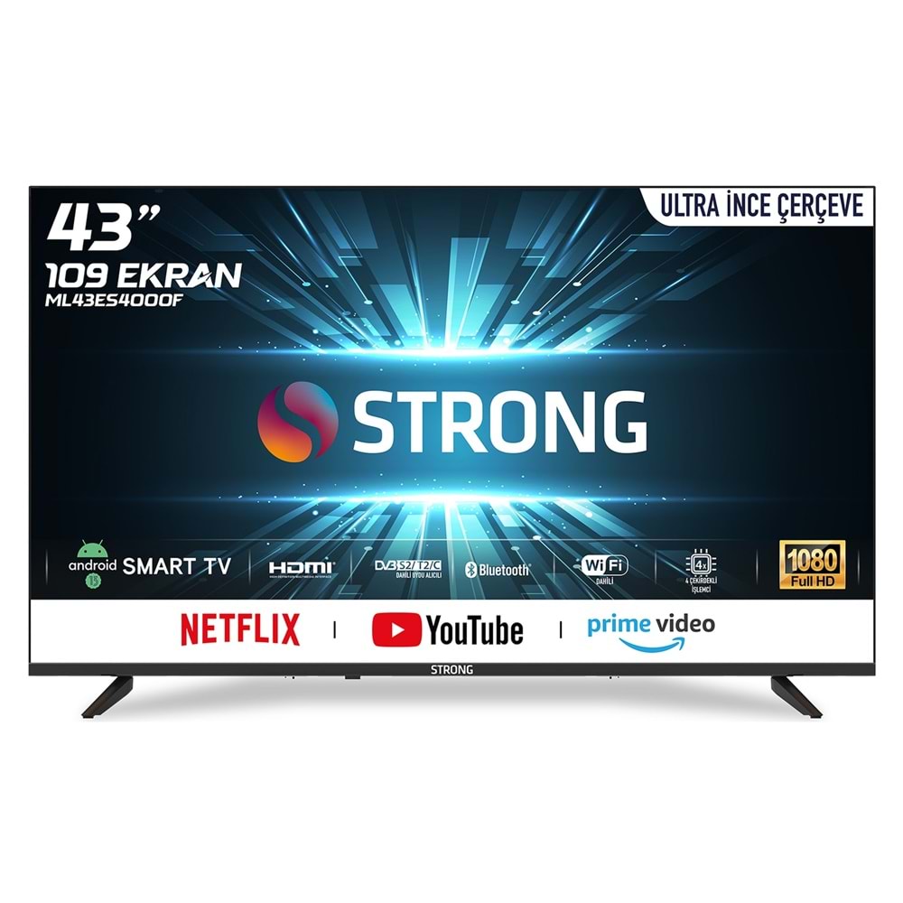 STRONG ST43EW4000F 43’’ 109CM EKRAN FULL HD UYDU ALICILI WHALE TV