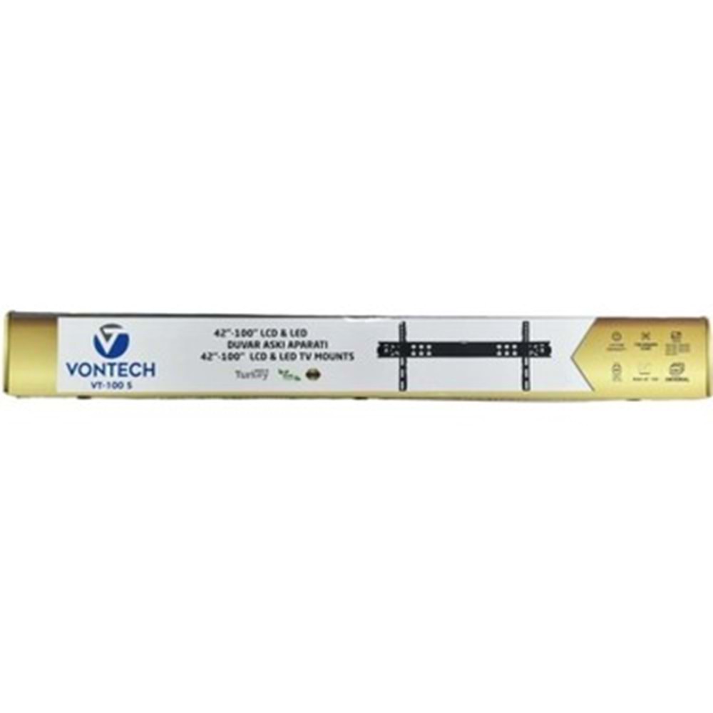 VONTECH VT-100S 42’’ – 100’’ SABİT LCD ASKI APARATI