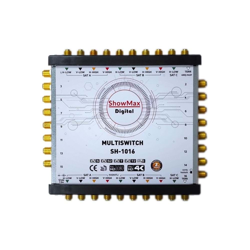 SHOWMAX DİGİTAL SH-4809 10/16 HYBRID MULTISWITCH