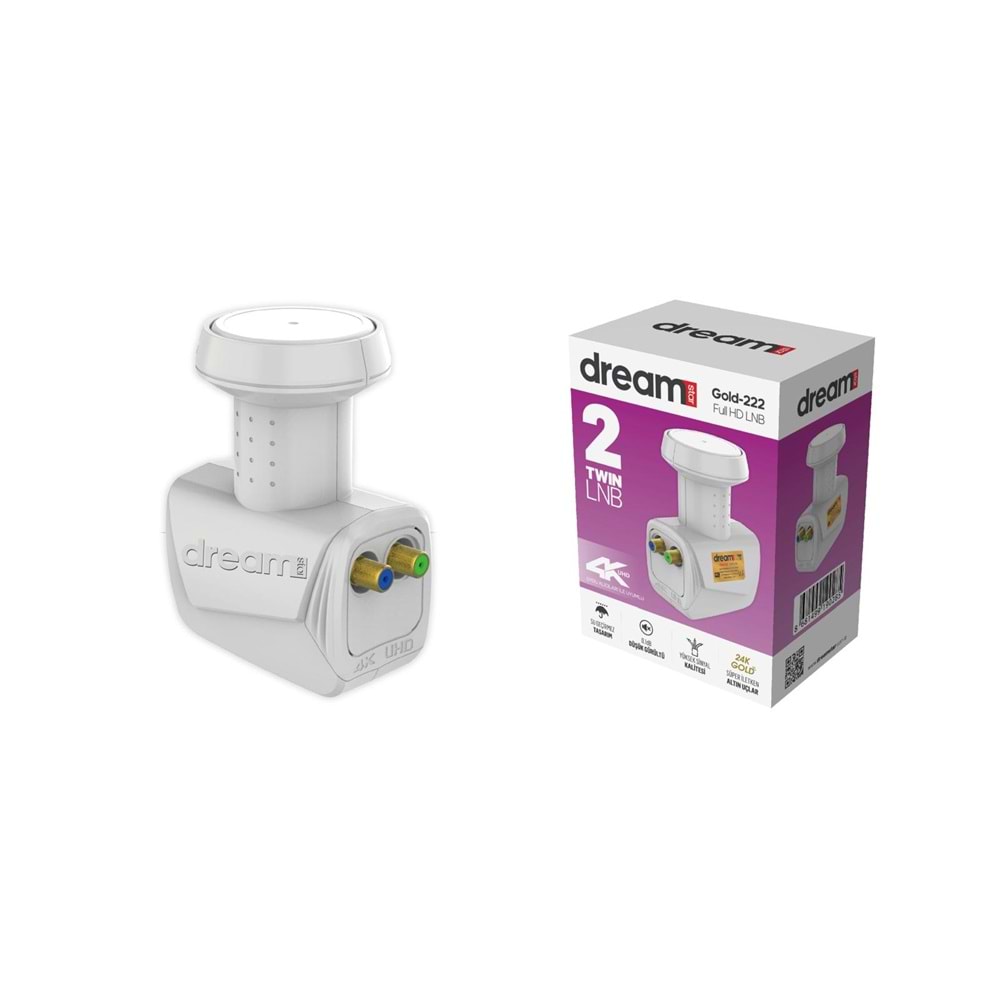 DREAMSTAR GOLD-222 TWIN ÇİFTLİ LNB