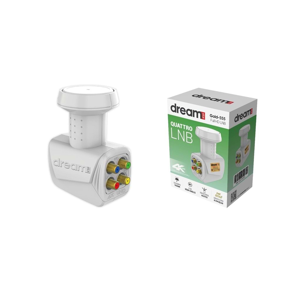 DREAMSTAR GOLD-555 QUATTRO SANTRAL LNB