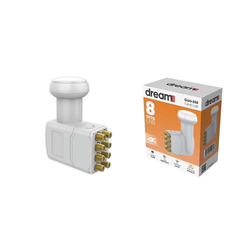 DREAMSTAR GOLD-888 OCTO SEKİZLİ LNB