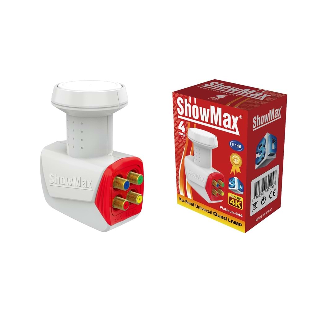 SHOWMAX SH-4923 QUAD DÖRTLÜ LNB PLATİNUM-444