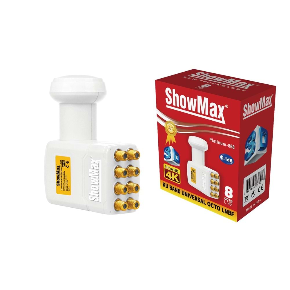 SHOWMAX SH-4925 OCTO SEKİZLİ LNB PLATİNUM-888