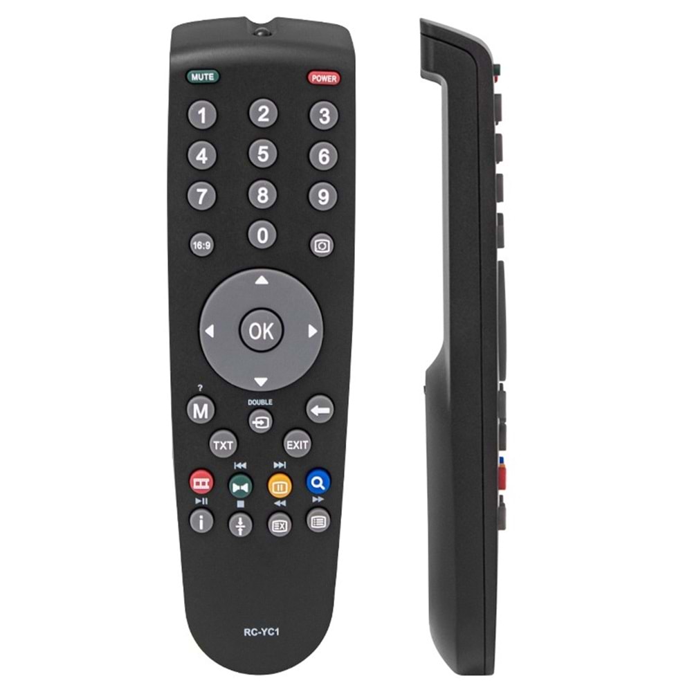 SHOWMAX SX0163 ARÇELİK-BEKO KÜÇÜK KALIP LCD TV KUMANDA (RC-YC1)
