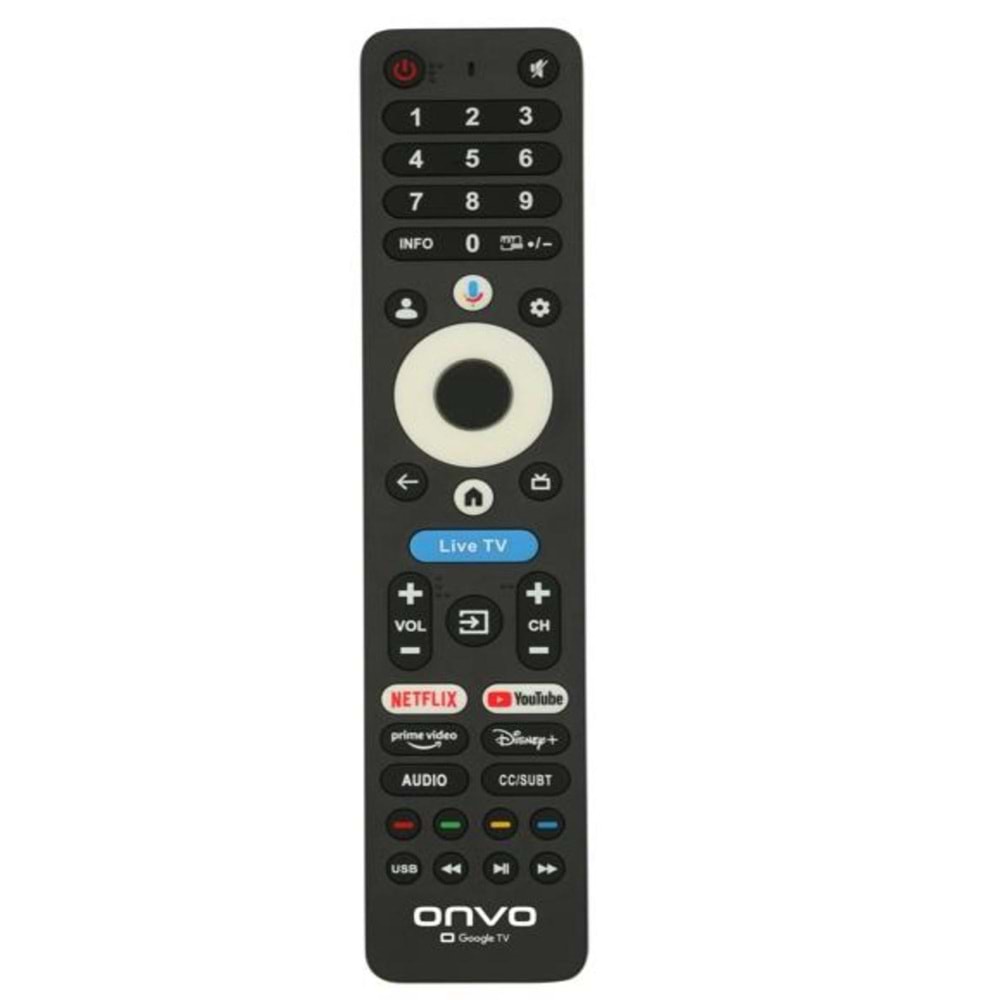 SHOWMAX SX2205-V ONVO GOOGLE TV SES KOMUTLU LED TV KUMANDA