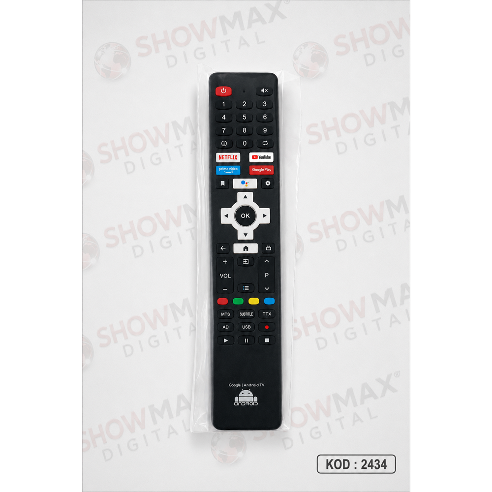 SHOWMAX SX2434 NEXT GOOGLE ANDROİD TV KUMANDASI