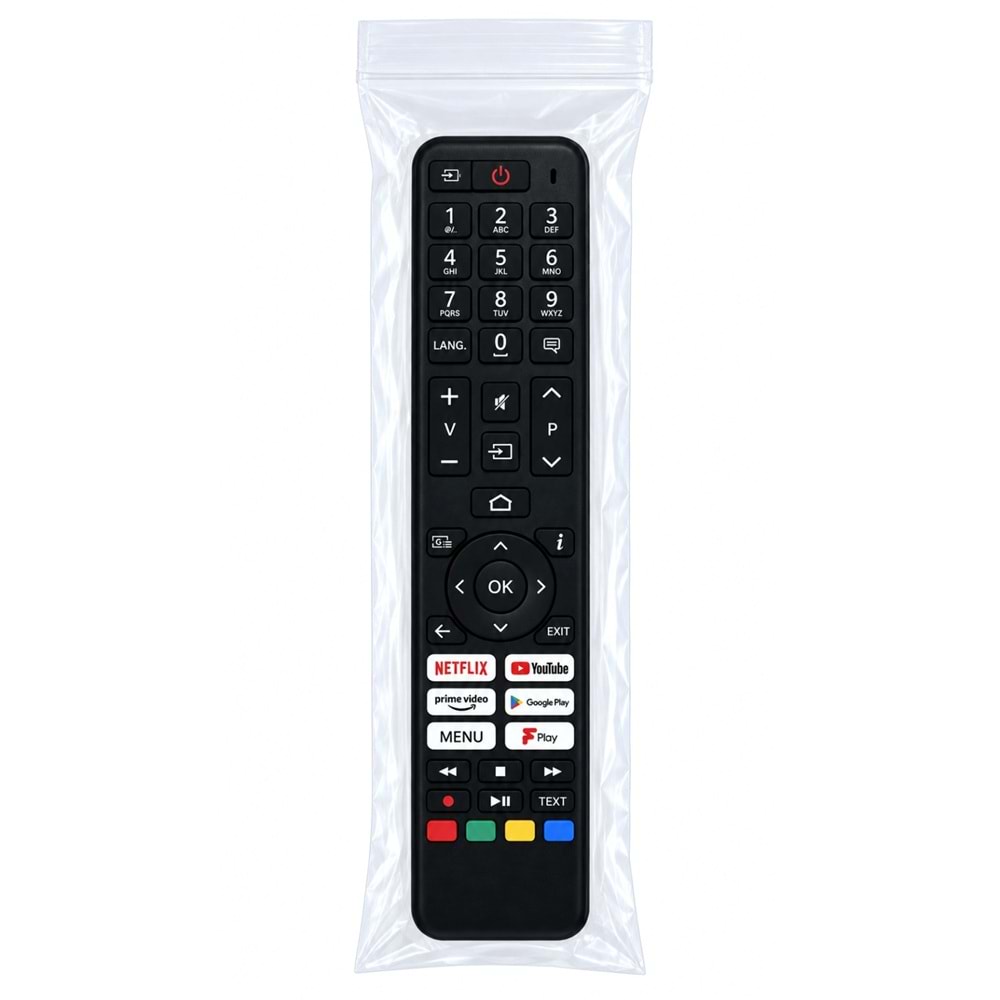 SHOWMAX SX4609 TOSHIBA NETFLİX YOUTUBE PRİME VİDEO GOOGLE PLAY-PLAY TUŞLU LCD TV KUMANDA