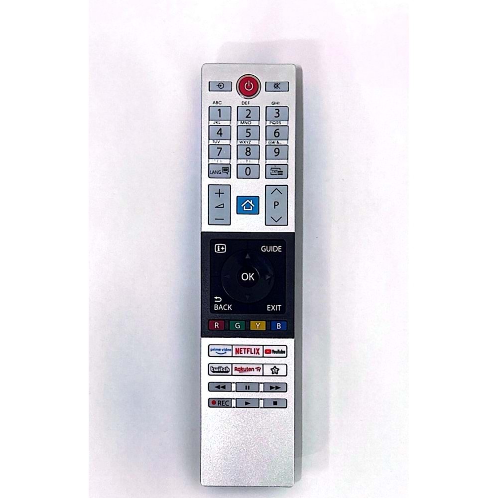 SHOWMAX SX9873 TOSHIBA LCD NETFLIX-TWİTCH-RAKUTEN TV-YOUTUBE TUŞLU LCD TV KUMANDA (CT-8561)