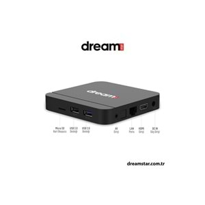DREAMSTAR İ4 4GB RAM 32GB HAFIZA 6K ULTRA HD ANDROID TV BOX