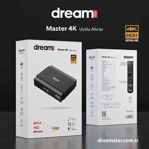 DREAMSTAR MASTER 4K 8GB 1GB DDR UHD LİNUX UYDU ALICISI