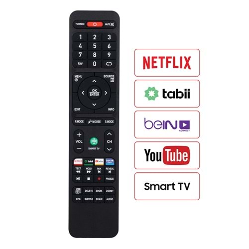 EUROBOX OTV2203 ONVO YOUTUBE-NETFLİX-TABİİ-BEİN CONNECT TUŞLU