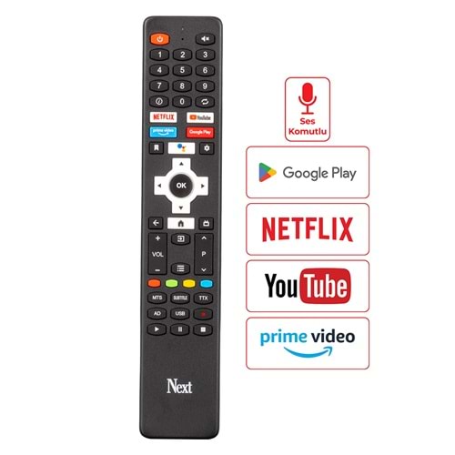 EUROBOX OTV2434 NEXT GOOGLE ANDROİD TV KUMANDASI SES KOMUT YOKTUR