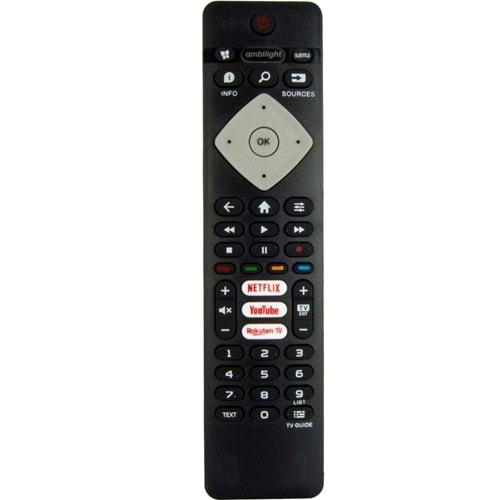 EUROBOX OTV9867 PHILIPS NETFLİX-YOUTUBE-RAKUTEN TUŞLU LCD TV KUMANDA