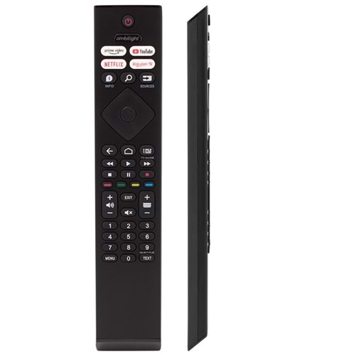 EUROBOX OTV9868 PHILIPS NETFLİX RAKUTEN YOUTUBE RAKUTEN TUŞLU LCD TV KUMANDA