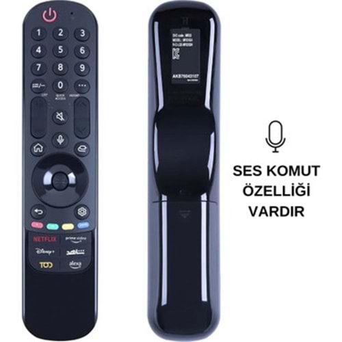 HUAYU MR23GA AIR MOUSE SES KOMUTLU LG SİHİRLİ KUMANDA GRİ KUTU