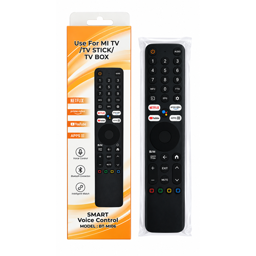 XIAOMI BT-MI06 MI BOX UNİVERSAL NETFLİX-PRİME VİDEO-YOUTUBE-APPS TUŞLU SES KOMUTLU KUMANDA