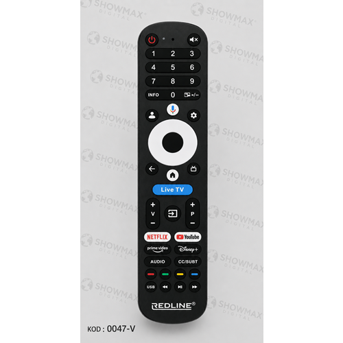 ORJ-0047-V REDLİNE SES KOMUTLU GOOGLE LED TV KUMANDA