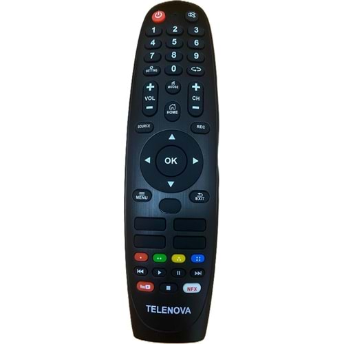 ORJ-0080 TELENOVA ANDROID TV ORJİNAL LOGOLU KUMANDA