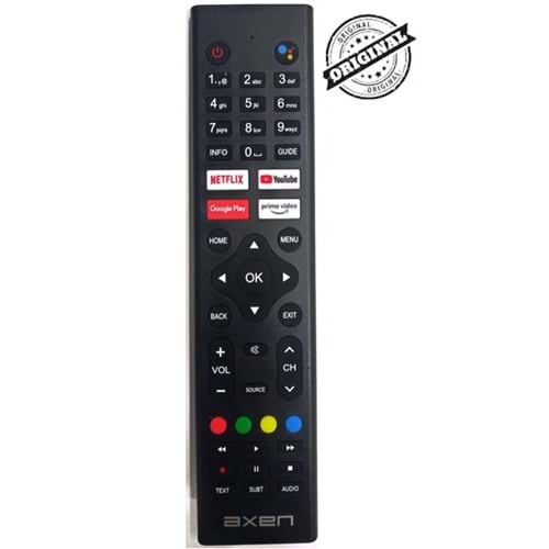 ORJ-0104-B SUNNY SES KOMUTLU NETFLİX-YOUTUBE GOOGLE PLAY PRİME VİDEO TUŞLU ORJİNAL ANDROID KUMANDA