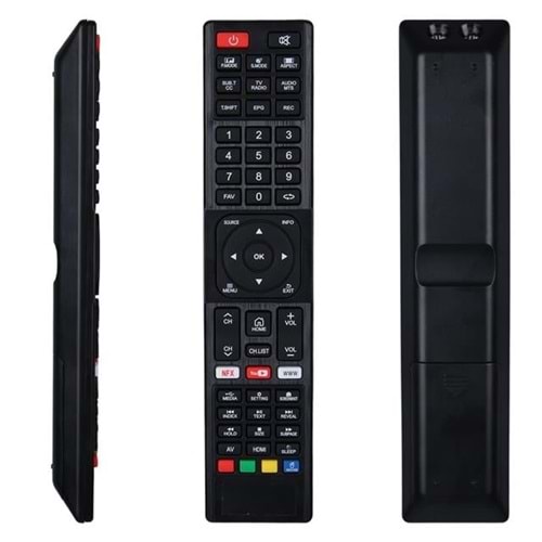 ORJ-0330-A ROSE-ELECTROMASTER-AWOX ORJİNAL LOGOLU LCD TV KUMANDA