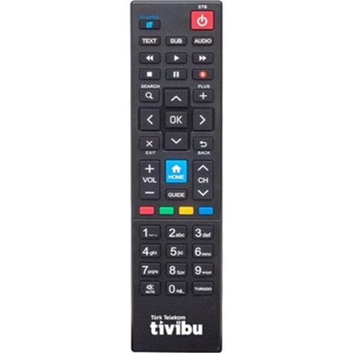 ORJ-0762 TİVİBU HOME GUİDE TUŞLU ORJİNAL LOGOLU KUMANDA