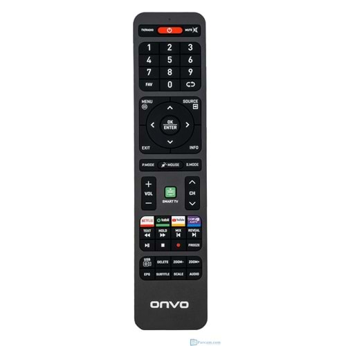 ORJ-2203 ORJİNAL LOGOLU ONVO YOUTUBE-NETFLİX-TABİİ- BEİN CONNECT TUŞLU